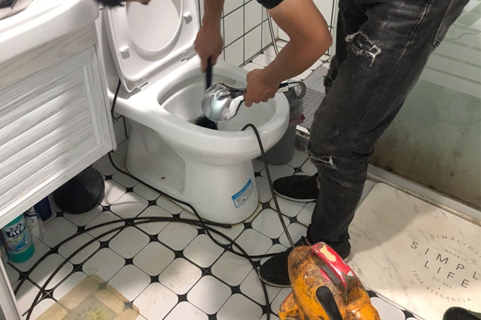 拖市镇疏通下水道